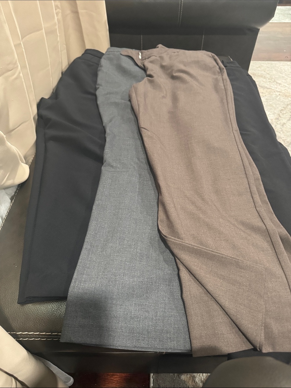 Women's Tailored Dress Pants - Black, Gray, Brown